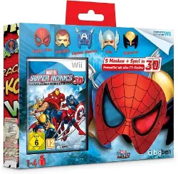 jeu wii marvel super heroes: grandmaster's challenge (inkl. 5 super - helden 3d - masken)