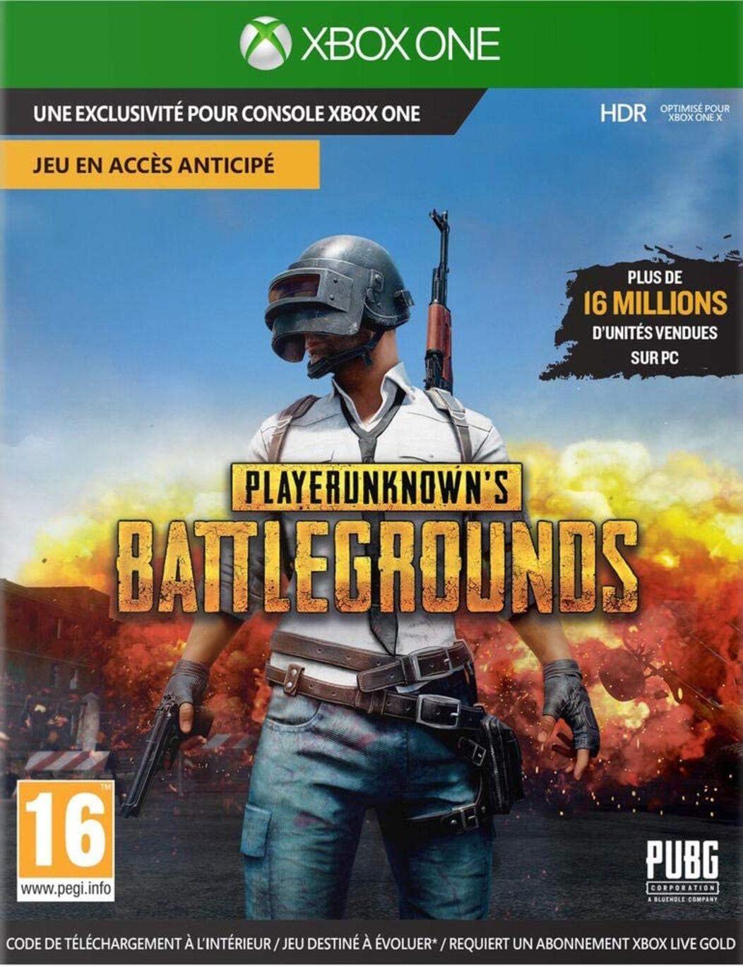 Jeu XBox One PlayerUnknown's Battlegrounds - PUBG + bonus digitaux 1.0 (code de téléchargement)