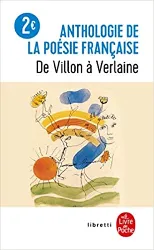 livre anthologie de la poésie française de villon à verlaine
