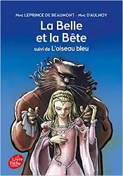 livre la belle et la bête - suivi de l'oiseau bleu