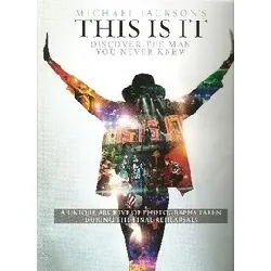 livre michael jackson's this is it movie program - a unique archive of photographs taken during the final rehearsals