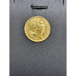pièce or 20 francs louis xviii 1817 or 900/1000 6,41g