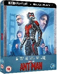 blu-ray ant - man 4k ultra hd limited edition steelbook / import / includes region free 2d blu ray