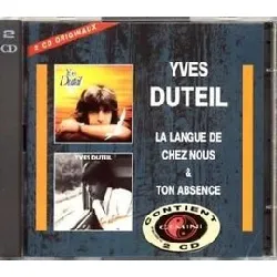 cd yves duteil - la langue de chez nous & ton absence (1994)