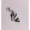 charm swarovski talon avec oxydes