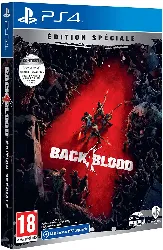 jeu ps4 back 4 blood - edition spéciale