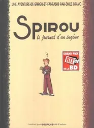 livre une aventure de spirou et fantasio - le journal d'un ingénu
