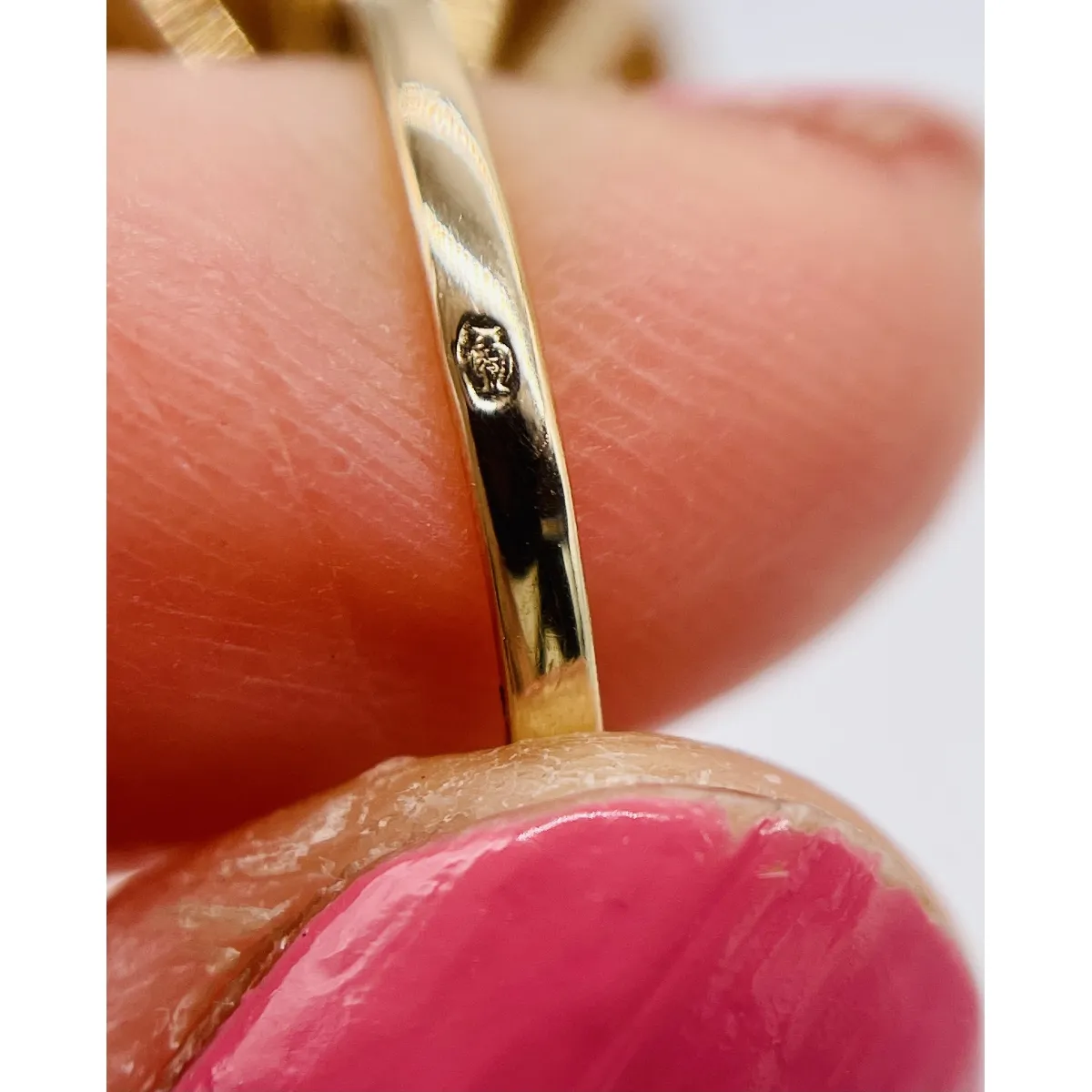 Bague En Or 18 Carats Avec Pièce Montée Dos Pesos - Poids 4,44 G, Occasion, Or 750/1000