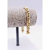 bracelet maille americaine or 750 millième (18 ct) 12,12g