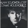 cd alain souchon - c'est comme vous voulez. (1985)