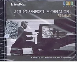 cd arturo benedetti michelangeli - 4 ballades op.10, variations on a theme by paganini op.35 (1999)
