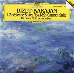 cd bizet, karajan, berliner philharmoniker - l'arlésienne - suites nos. 1 & 2 - carmen - suite (1985)