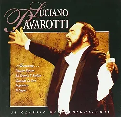 cd luciano pavarotti - 12 classic opera highlights (1996)