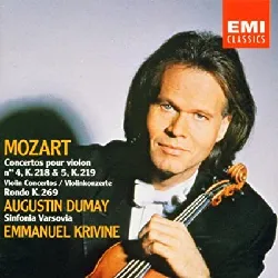 cd wolfgang amadeus mozart - concertos pour violon n° 4 & 5 (1989)