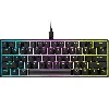 clavier corsair gaming k65 rgb mini 60% - backlit - usb - français - commutateur : cherry mx red