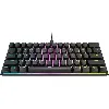 clavier corsair gaming k65 rgb mini 60% - backlit - usb - français - commutateur : cherry mx red