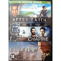 dvd 3 movie pack : after earth - chappie - elysium