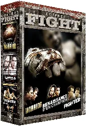 dvd fight : warrior + renaissance d'un champion + fighter - pack