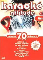 dvd karaoké attitude - années 70 - volume 1
