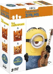 dvd les minions + moi, moche et méchant 1 & 2