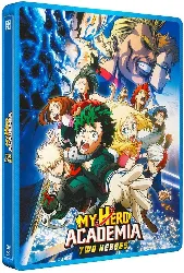 dvd my hero academia - le film : two heros - blu - ray + dvd - édition boîtier steelbook