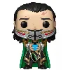 figurine funko! pop - avengers : endgame [marvel] n°747 - loki tenant le tesseract - glow in the dark (51288)