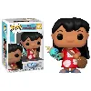 figurine funko! pop - lilo et stitch [disney] n°1043 - lilo avec scrump (55614)