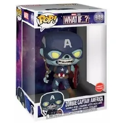 figurine funko! pop - what if ...? n°949 - zombie captain america