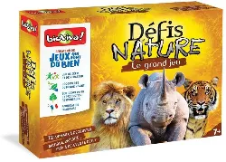 jeu de société le grand jeu défis nature + cartes collector