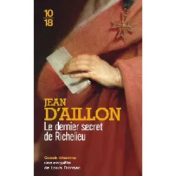 livre les enquêtes de louis fronsac - le dernier secret de richelieu