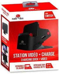 support et recharge pour nintendo switch noir freaks and geeks