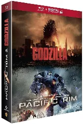 blu-ray godzilla + pacific rim - coffret blu - ray