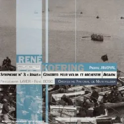 cd koering : symphonie n° 3 / concerto pour violon