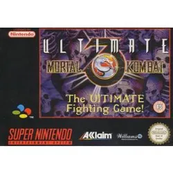 console nintendo ultimate mortal kombat 3 snes super nintendo