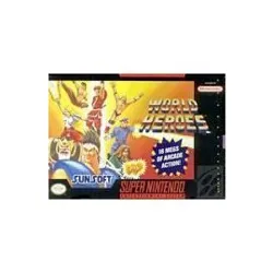 console nintendo world heroes snes super nintendo