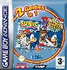 jeu gba 2 games in 1: sonic advance + sonic pinball party game boy advance