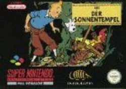 jeu snes tintin et le temple du soleil snes super nintendo
