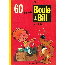 livre 60 gags de boule et bill n°3