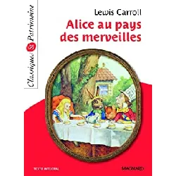 livre alice au pays des merveilles