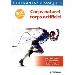 livre corps naturel, corps artificiel bts