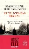 livre et tu n'es pas revenu