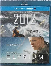 blu-ray double:  2012 et elysium