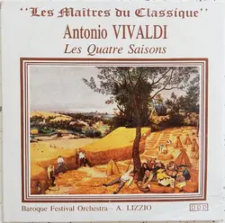 cd antonio vivaldi - baroque festival orchestra, a. lizzio - les quatre saisons