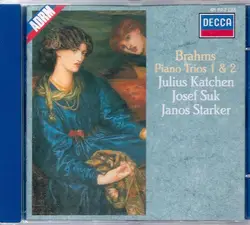 cd brahms – julius katchen, josef suk, janos starker - piano trios 1 & 2 (1988)