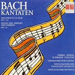 cd johann sebastian bach : kantaten / cantatas magnificat d - dur bwv 243 & meine seel erhebt den herren bwv 10