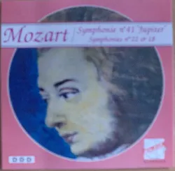 cd mozart, symphonie n°18, 22 et 41 (jupiter)