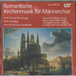 cd romantische kirchenmusik fur mannerchor