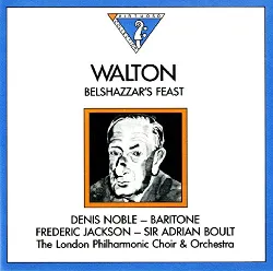 cd sir william walton - belshazzar's feast (1986)