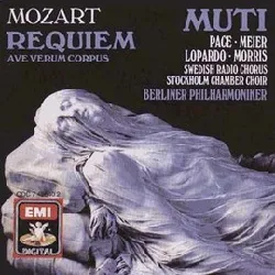 cd wolfgang amadeus mozart - requiem / ave verum corpus (1987)