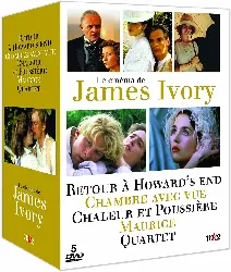 dvd le cinéma de james ivory - coffret 5 films - pack